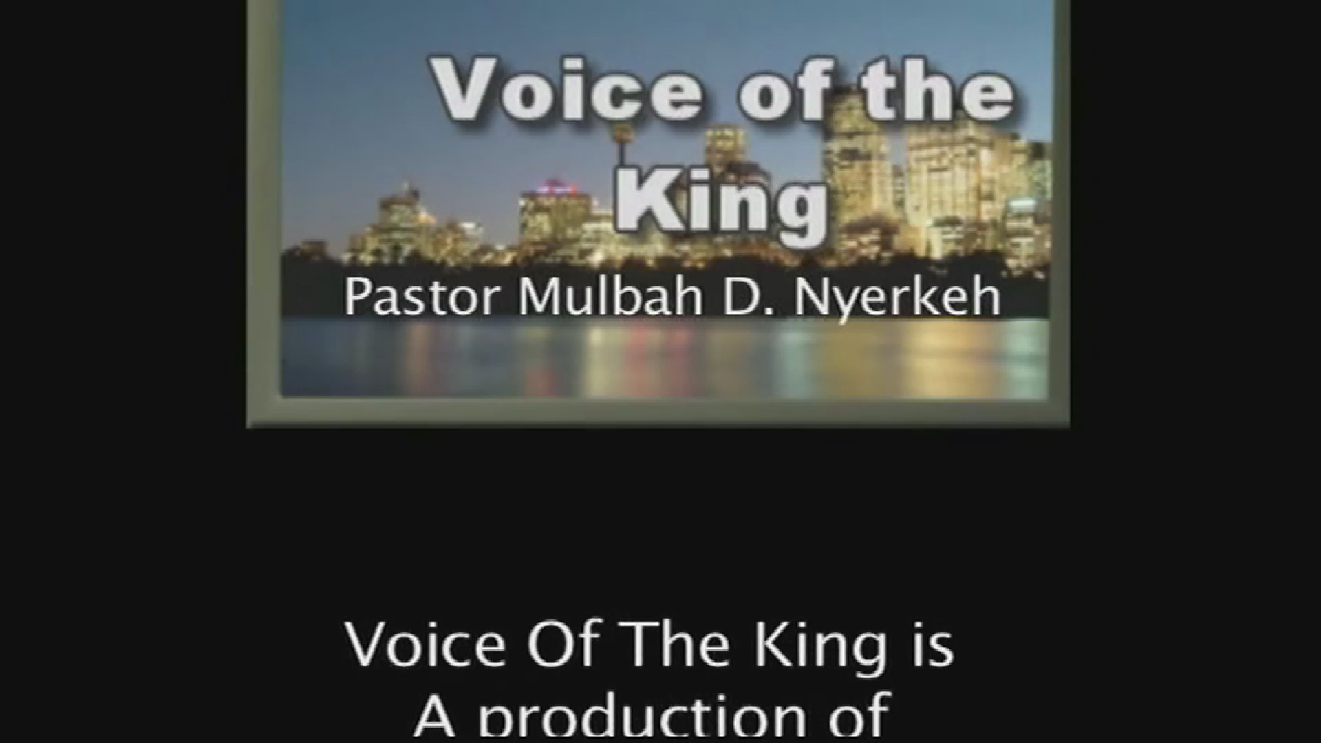 Voice of the King "The Faith That Touches Jesus" Part 3
