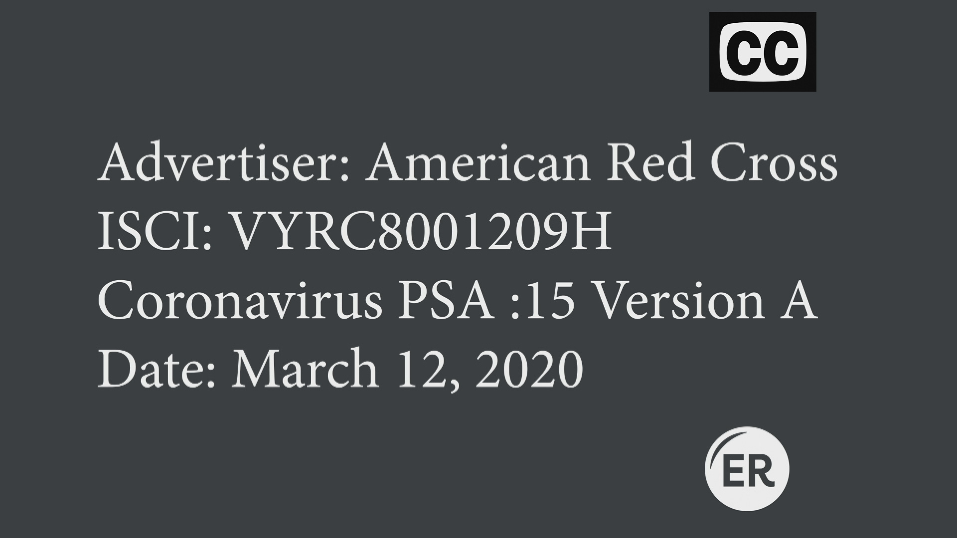 Short: COVID-19 - American Red Cross PSA