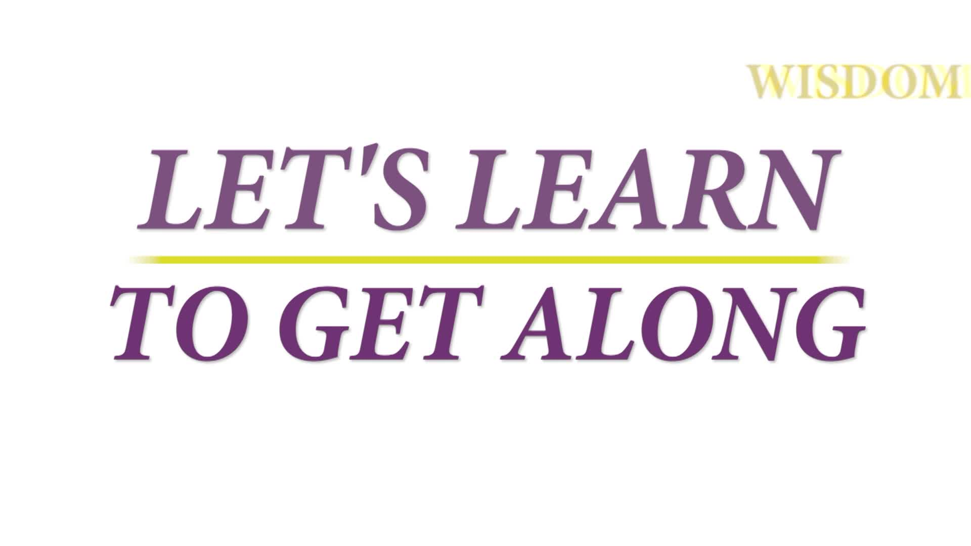 Let's Learn to Get Along- Ardell Hudson B70