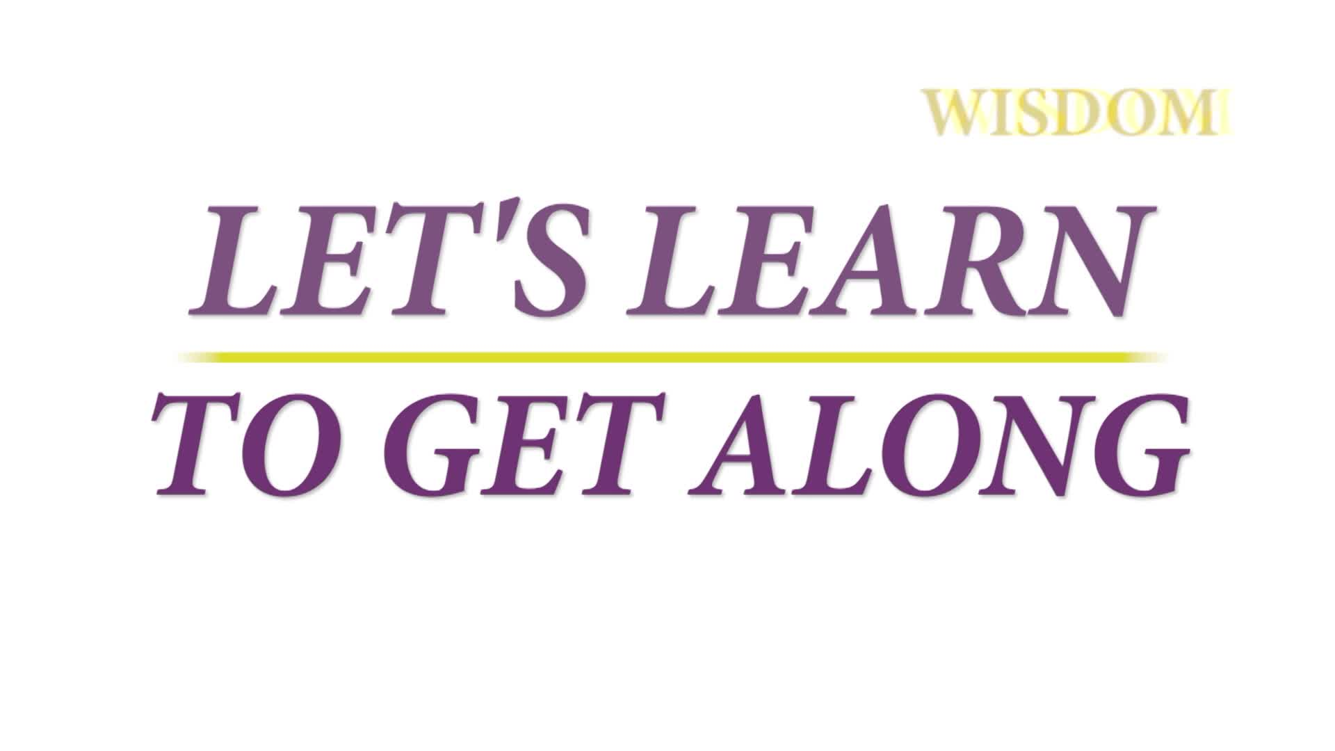 Let's Learn to Get Along- B80 JERRELL PERRY