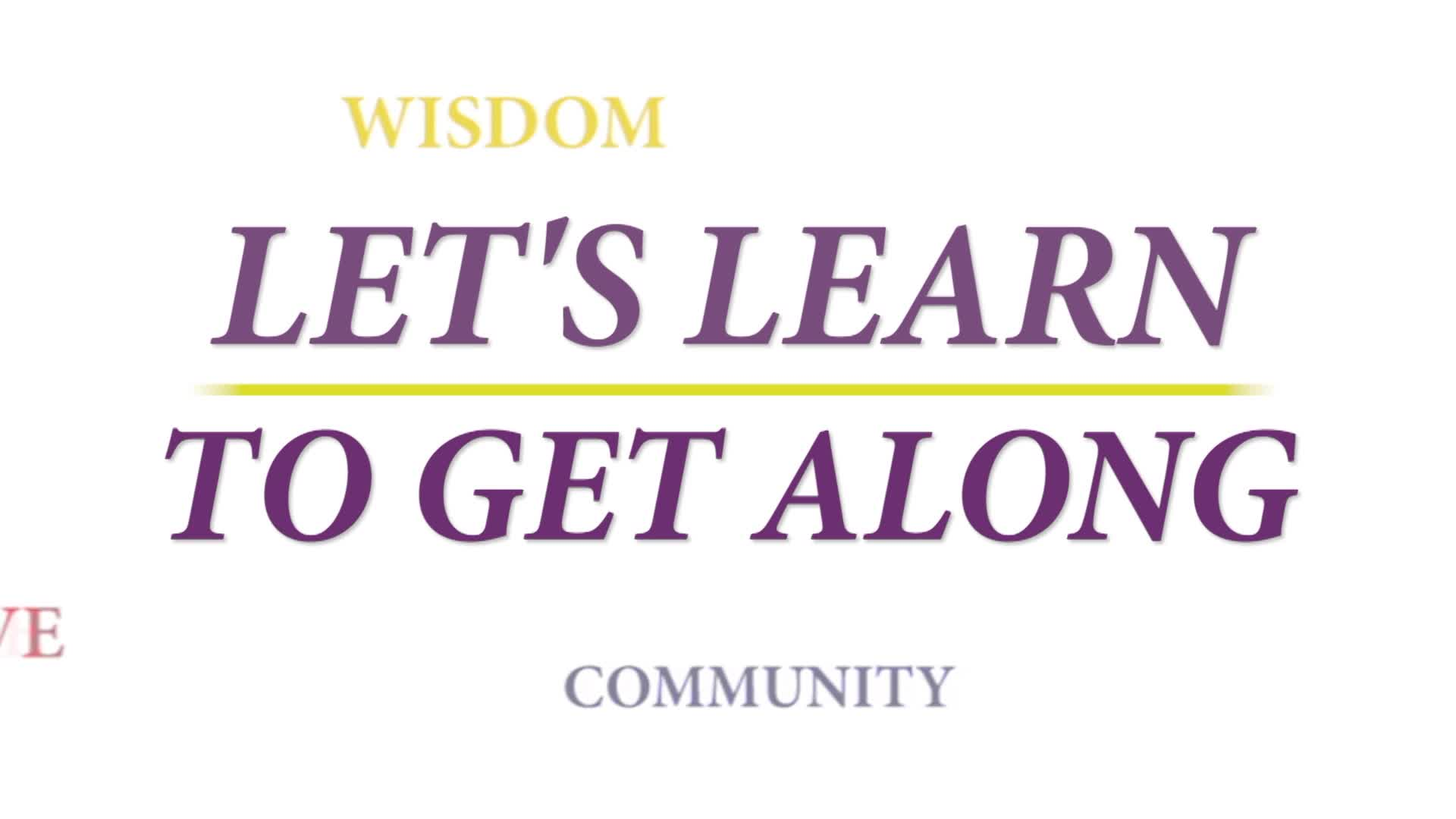 Let's Learn to Get Along- B91 Truth 410