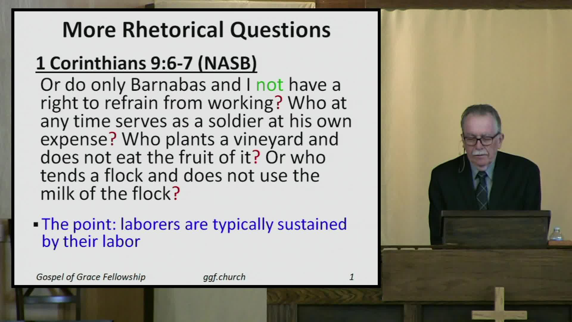 Gospel of Grace Fellowship Church - 10/15/2023