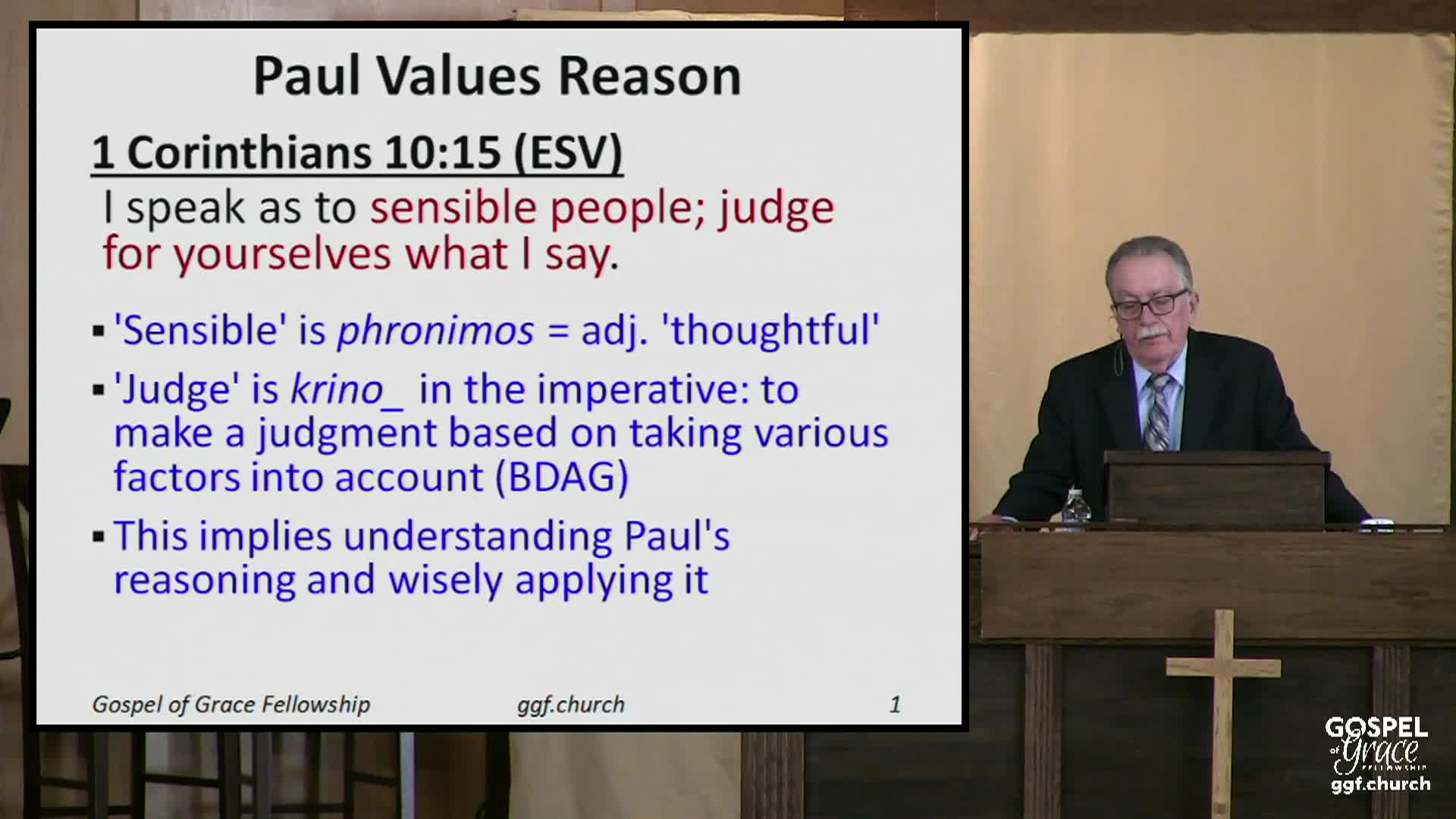 Gospel of Grace Fellowship Church - 02/04/2024