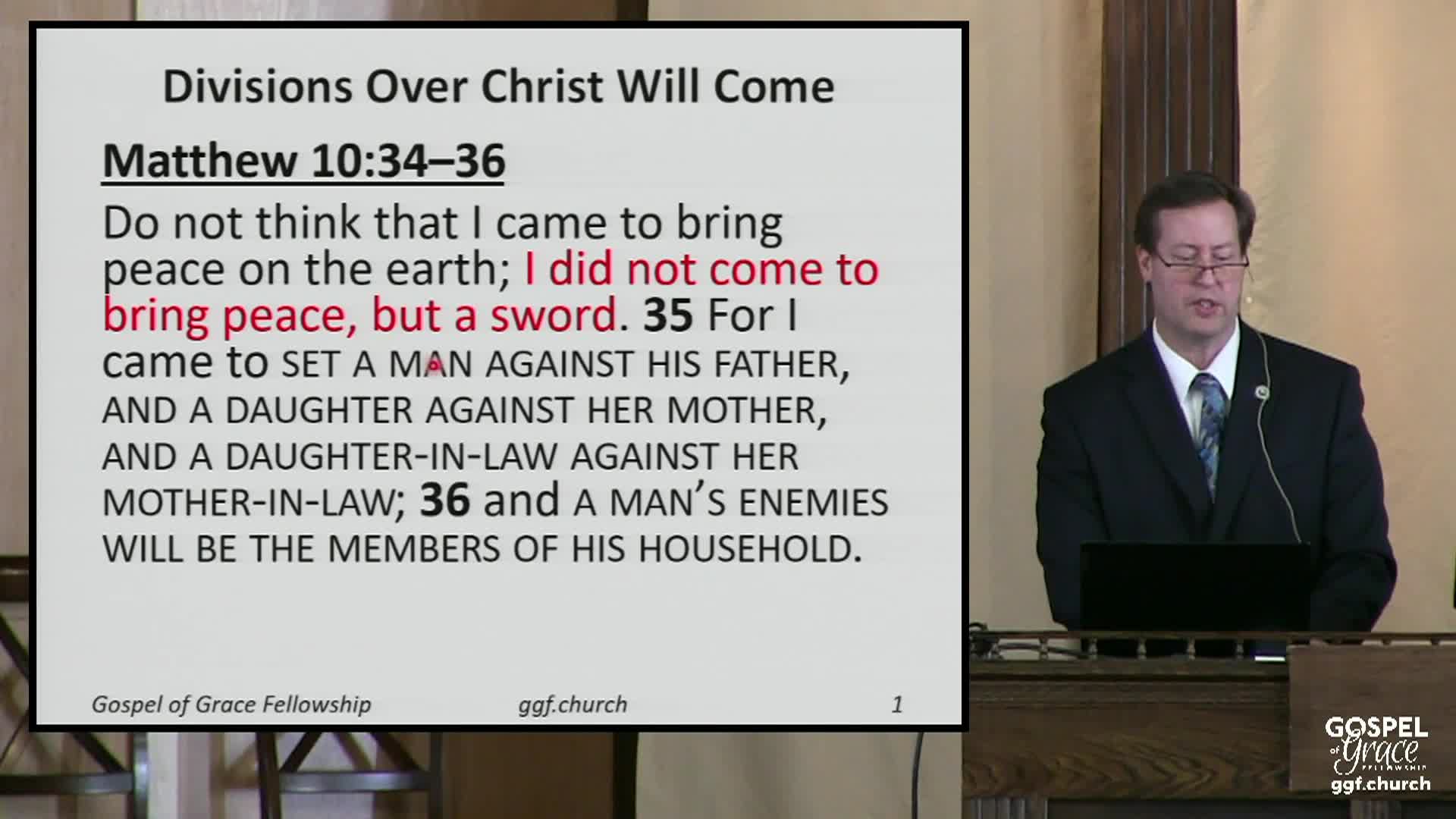 Gospel of Grace Fellowship Church - 02/18/2024