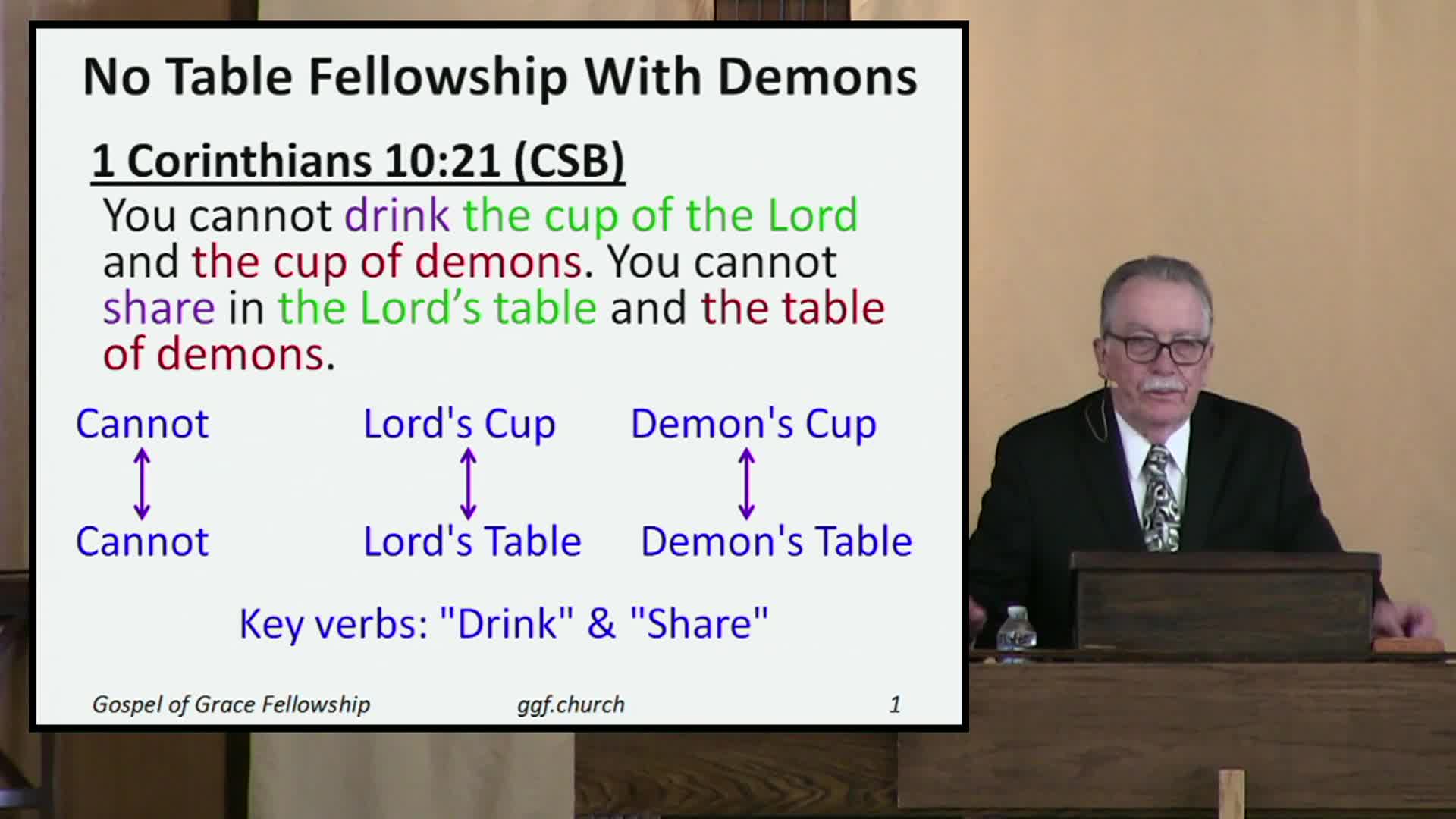 Gospel of Grace Fellowship Church  - Practice Covenant Faithfulness - 02/25/2024