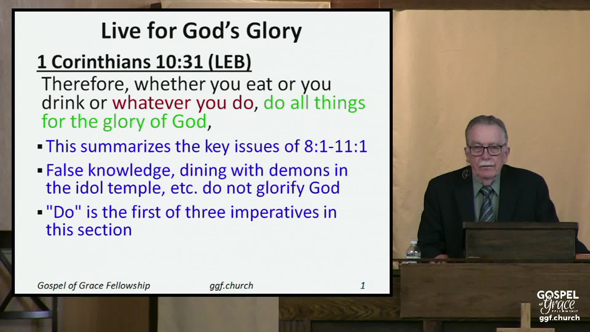 Gospel of Grace Fellowship Church - 03/24/2024