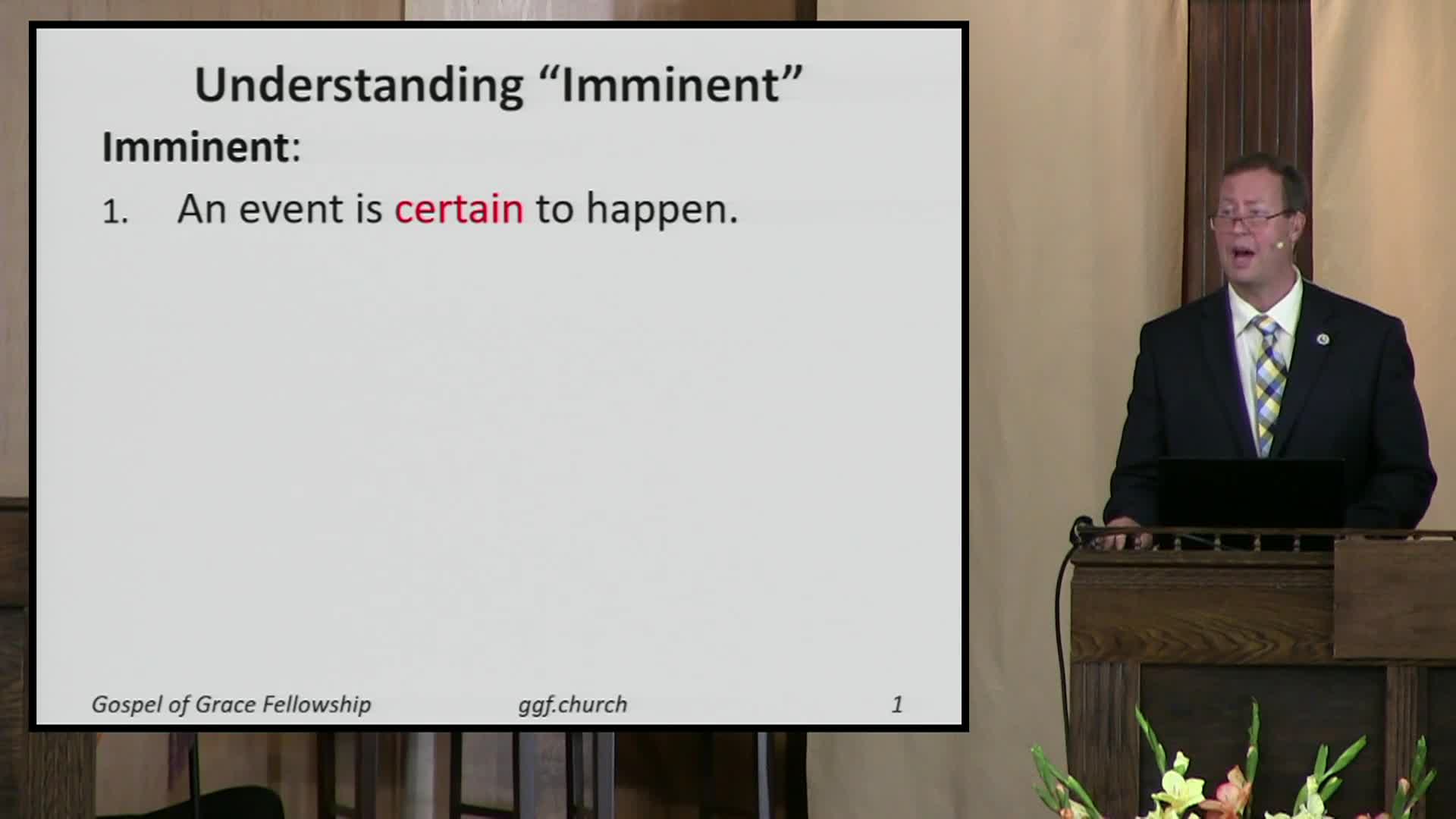 Gospel of Grace Fellowship Church - 09/15/2024