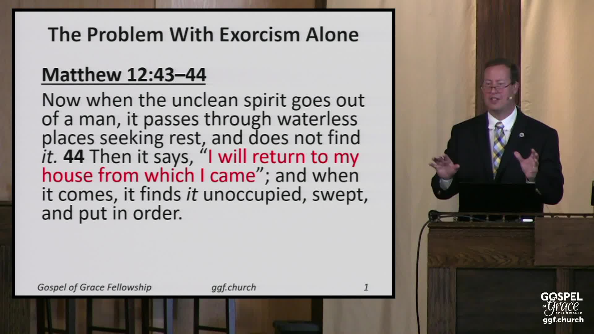 Gospel of Grace Fellowship Church - 10/06/2024