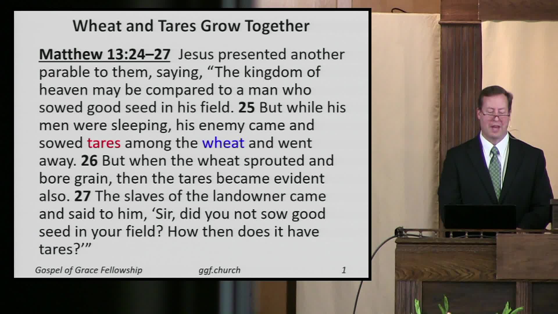 Gospel of Grace Fellowship Church - 11/17/2024