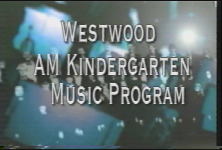 Westwood AM Kindergarten Holiday Program
