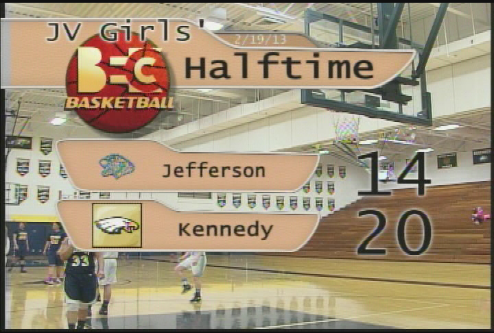 JV Girls' Basketball: Jefferson at Kennedy