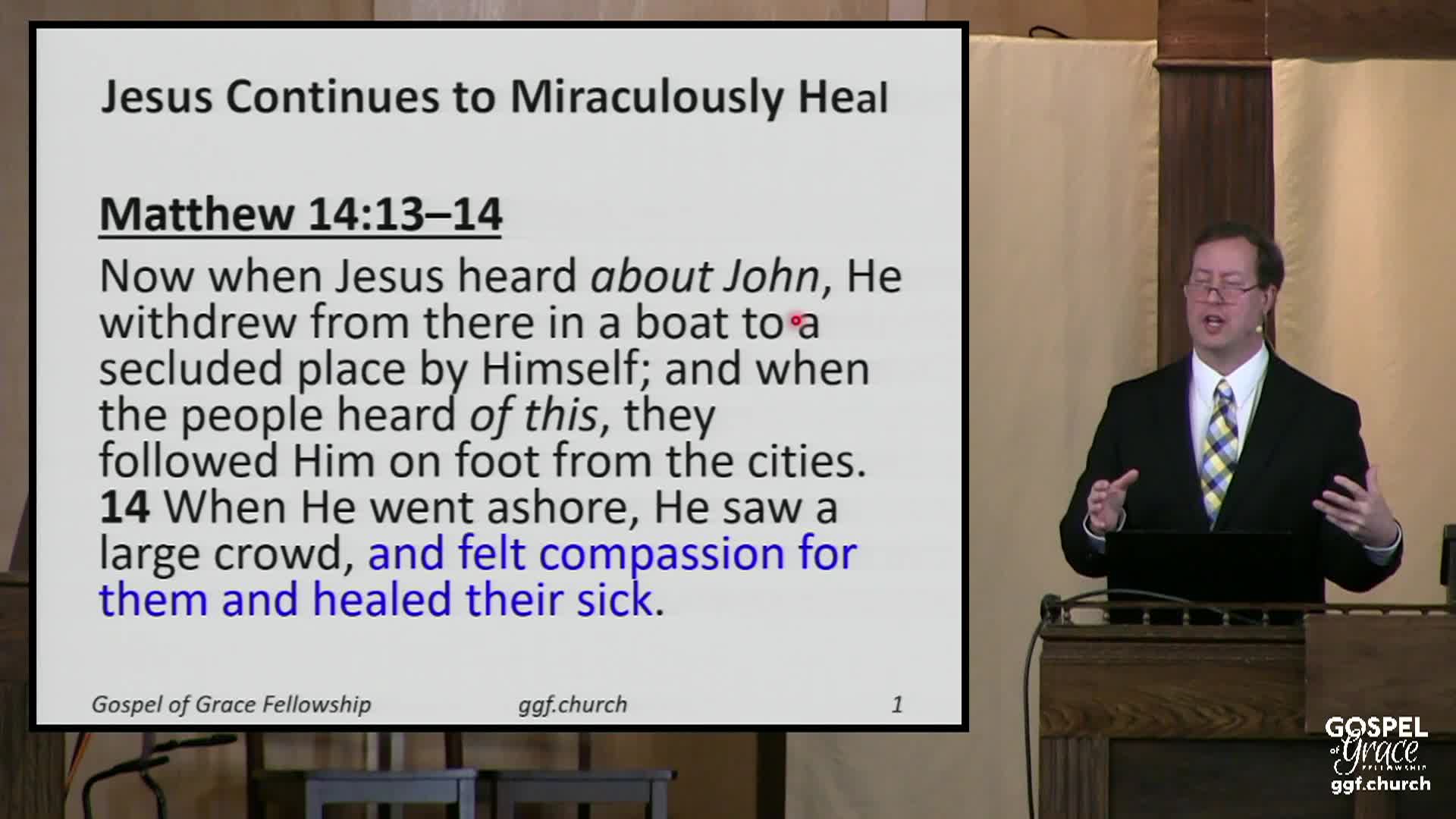 Gospel of Grace Fellowship Church 03/02/2025 - The Bread of Life Feeds Five Thousand