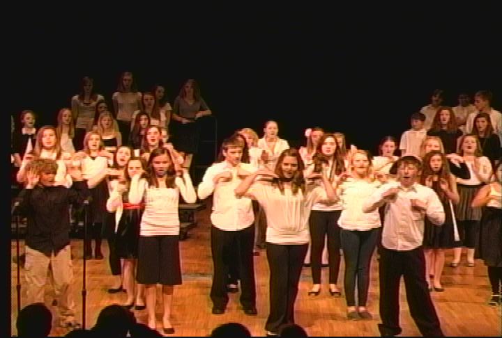 Oak Grove Middle Gr. 8, OG Singers Winter Choir Concert