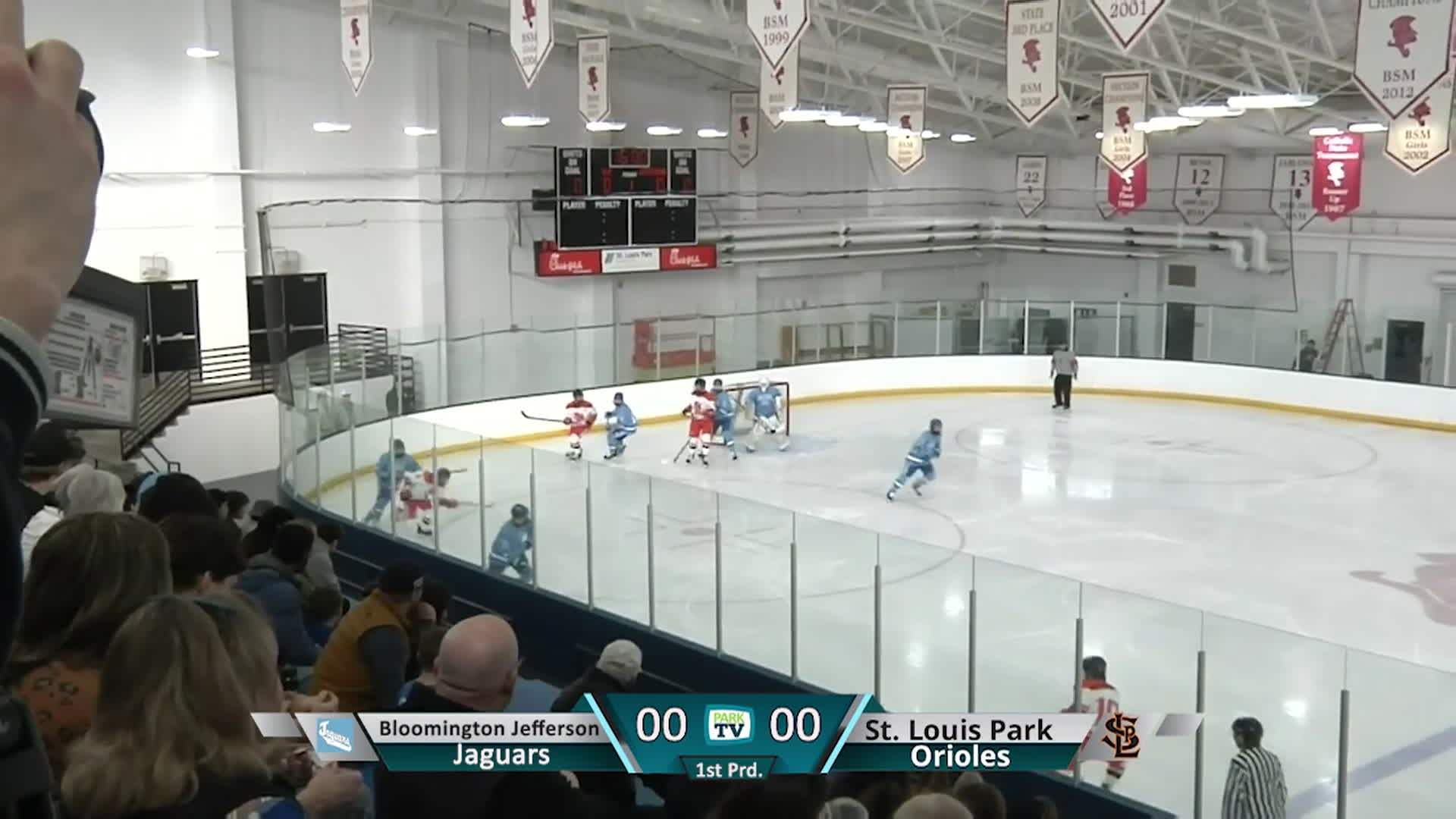 Boys Hockey:  Jefferson at St. Louis Park (Park TV Production)