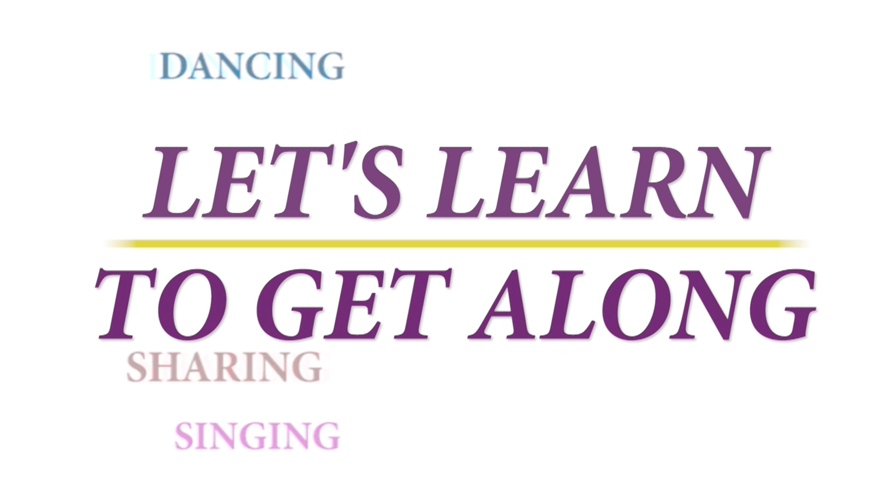 Let's Learn to Get Along-  Truth 844P