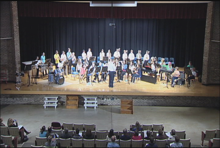 Olson Middle Spring Jazz Band Concert