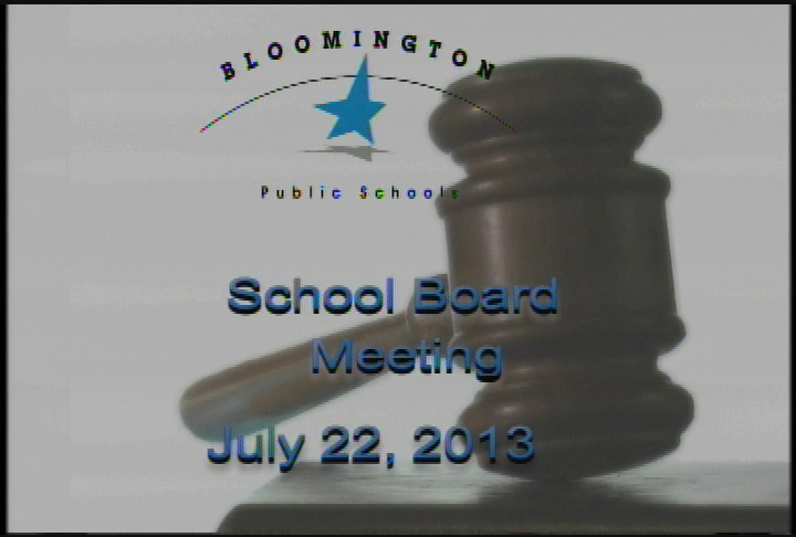 School Board Meeting & Study Session: July 22