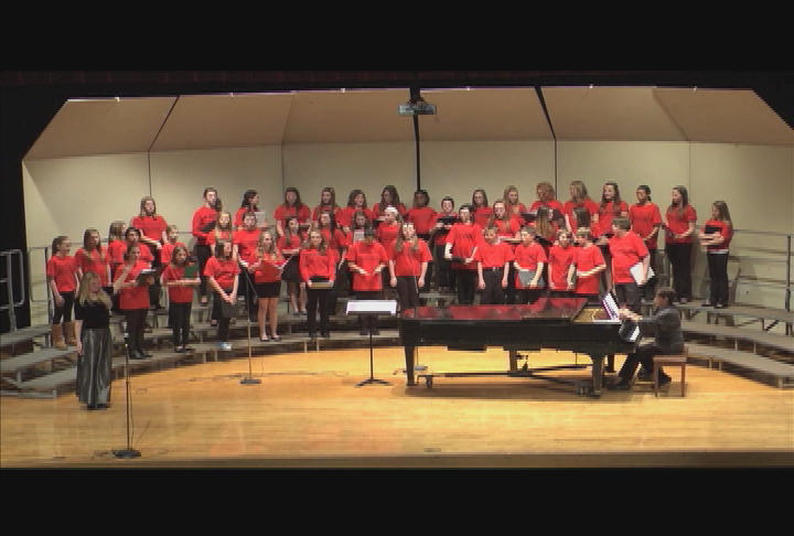 Olson Middle Gr. 8, Dolce Winter Choir Concert