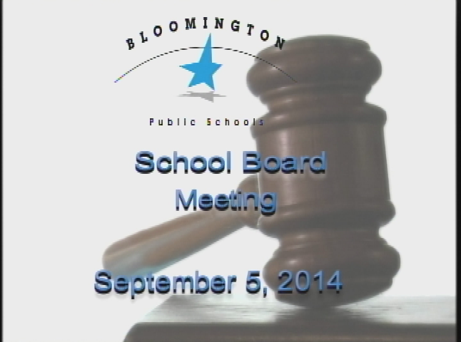 School Board Meeting: Sept. 8