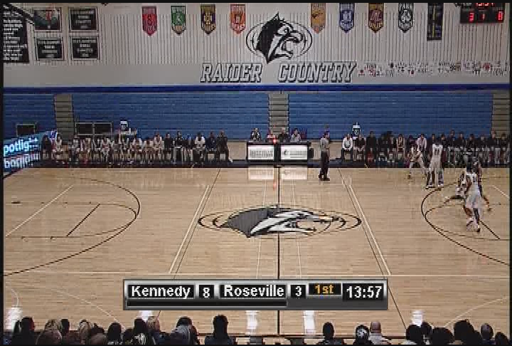 Boys' Basketball: Kennedy at Roseville (CTV Production)