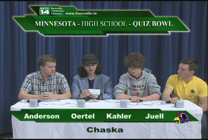 High School Quiz Bowl - Chaska vs. St. Thomas Academy