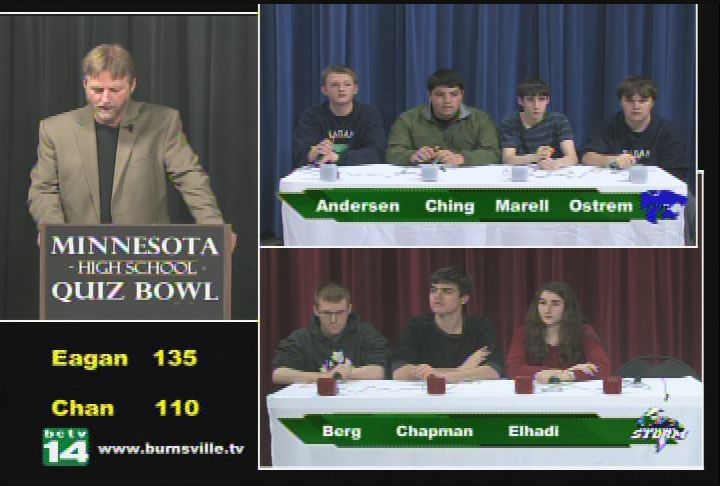 High School Quiz Bowl - Eagan vs. Chanhassen