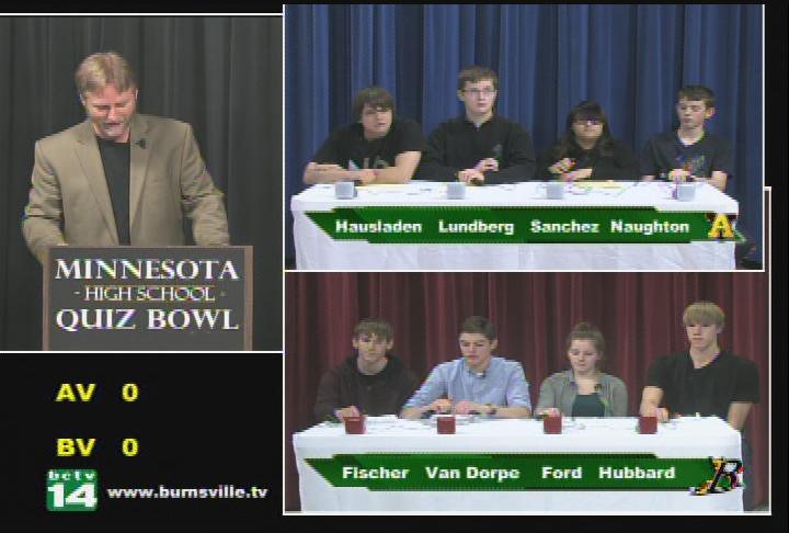 High School Quiz Bowl - Apple Valley vs. Burnsville